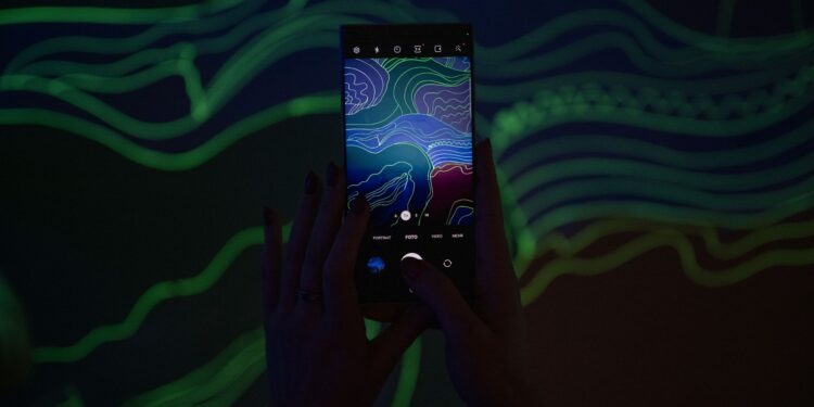 Kunst trifft auf Technologie am Samsung #ShareTheEpic Event