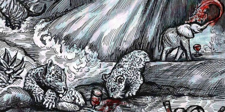 Ginny Litscher gestaltet Weinetiketten für Don Leone